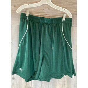 Under Armour Shorts Mens Green/White - Size XL